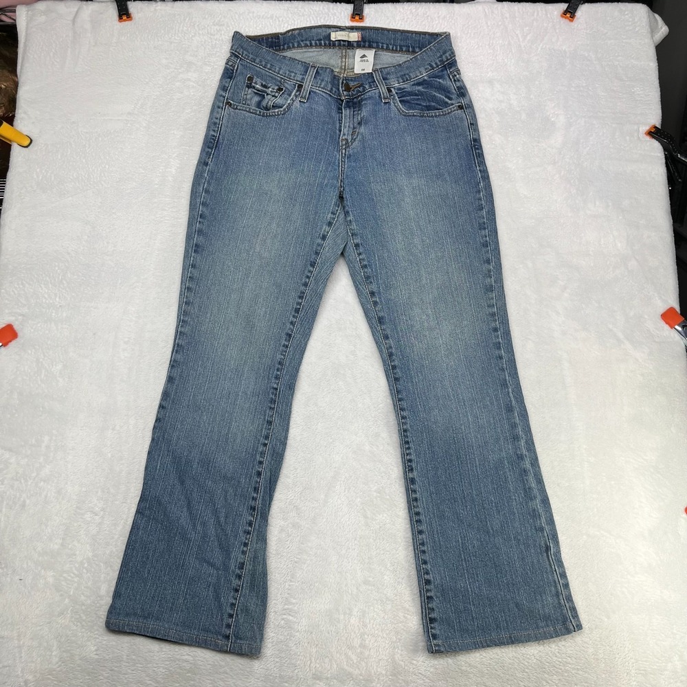 Levi's Curvy Cut Jeans Women's 8M‎ Blue Denim Stretch Pockets Zip Fly - 28X28